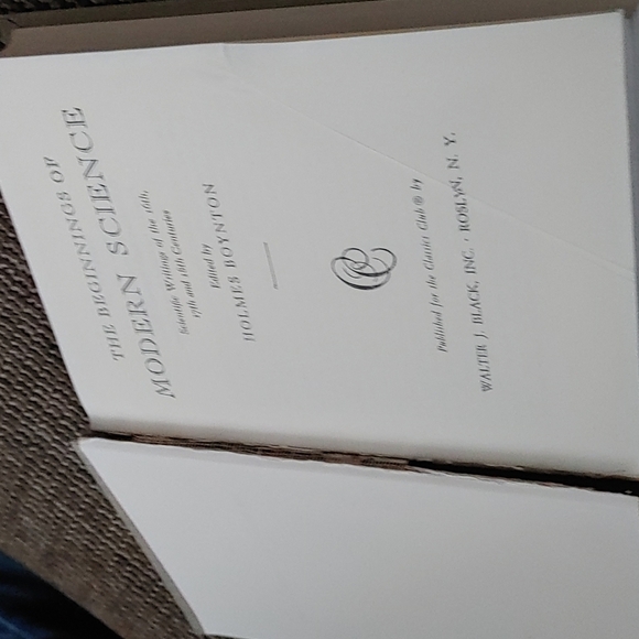 The Beginnings of Modern Science Book Copyright 1948 - Picture 3 of 8